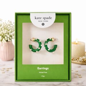 Kate Spade x Target Pearl Polka Dot
Earrings Green
